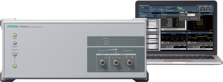 Anritsu and Bluetest supporting OTA measurements on IEEE 802.11be (Wi-Fi 7) devices